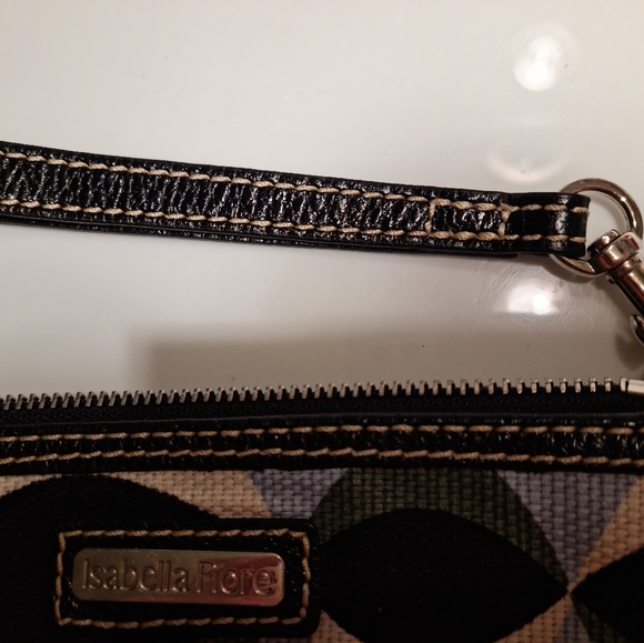 Isabella Fiore leather and beaded tapestry wristlet - Picture 6 of 6